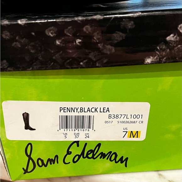 Sam Edelman Penny Leather Riding Boot Size 7 - Picture 5 of 5